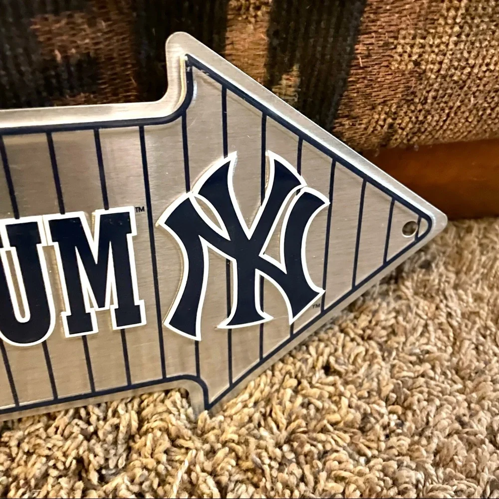 NEW Yankee Stadium Arrow Baseball Metal Sign